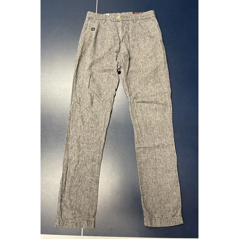 Rare Rabbit Men's Straight Fit Lincon 2 Linen‎ Trouser 28x32